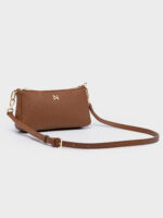 Nolah γυναικεία τσάντα ώμου/χιαστί FLAVIA BEIGE LIGHT GOLD - Image 4
