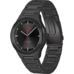 Hugo Boss Ανδρικό Ρολόι με ατσάλινο μπρασελέ 1530450 Μαύρο - Image 2