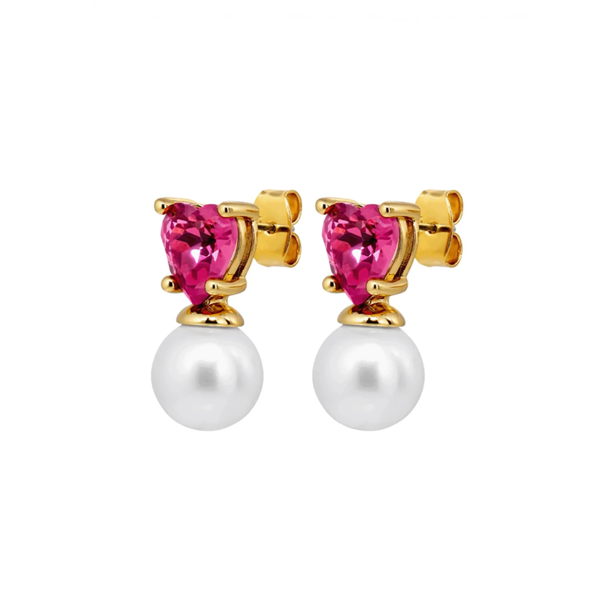 480039-gynaikeia-skoularikia-dyrberg-kern-handmade-gold-crystal-emo-2000x2000h DYRBERG/KERN γυναικεία σκουλαρίκια EMO 480039 - Image 1