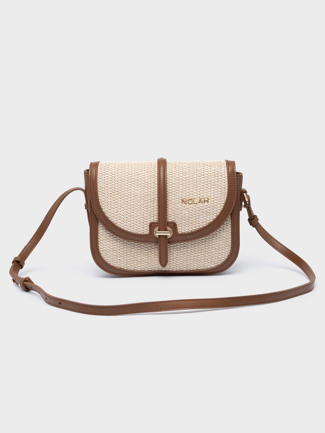 Byron-Cream-Brown-2 Nolah γυναικεία τσάντα ώμου/χιαστί BYRON BROWN - Image 1