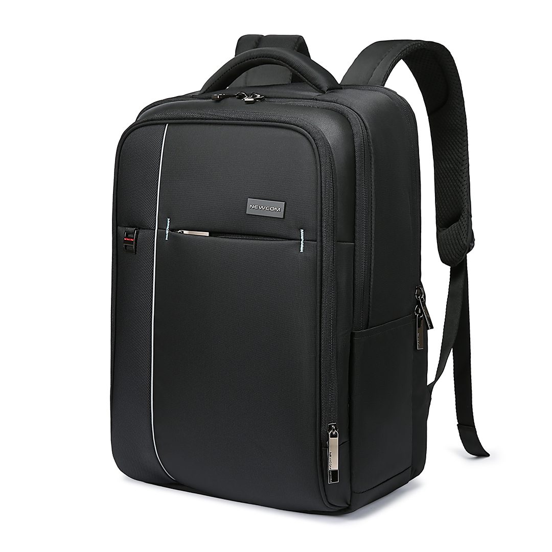 N1617445001-2 Επαγγελματικό σακίδιο 15,6” NewCom N1617445001 μαύρο - Image 1