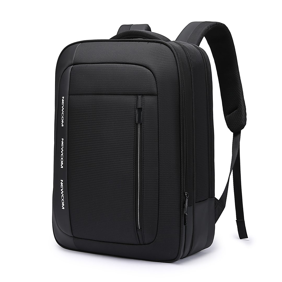 N1705445001-6 Επαγγελματικό σακίδιο 15,6” NewCom N1705445001 μαύρο - Image 1