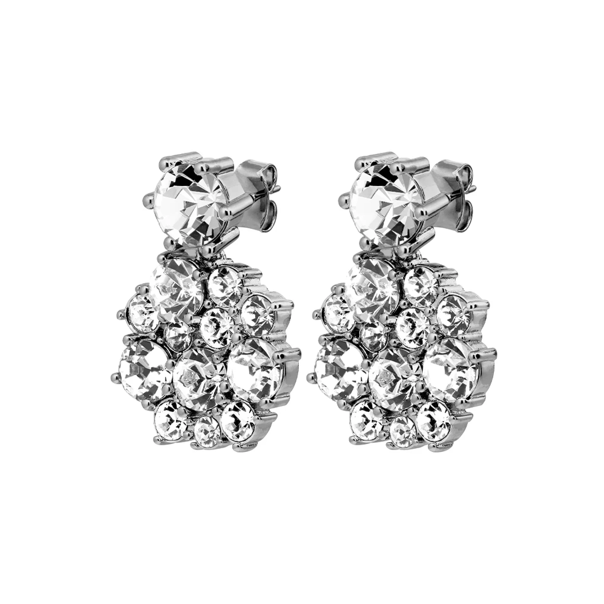 dyrberg-kern-freesia-silver-crystal-480062-2000x2000h DYRBERG/KERN γυναικεία σκουλαρίκια FREESIA 480062 - Image 1