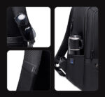 ARCTIC HUNTER τσάντα πλάτης B00490 με θήκη laptop 15.6", 27L, USB, μαύρη - Image 5
