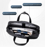 ARCTIC HUNTER τσάντα ώμου GWB00849 με θήκη laptop 15.6", 14L, μαύρη - Image 2