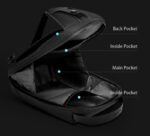 ARCTIC HUNTER τσάντα Crossbody XB00121, 5.5L, μαύρη - Image 2