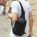 ARCTIC HUNTER τσάντα Crossbody XB00126, 5.4L, μαύρη - Image 3