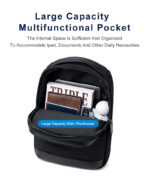 ARCTIC HUNTER τσάντα Crossbody XB00678, 5.8L, μαύρη - Image 2