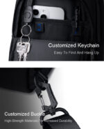 ARCTIC HUNTER τσάντα Crossbody XB00678, 5.8L, μαύρη - Image 6