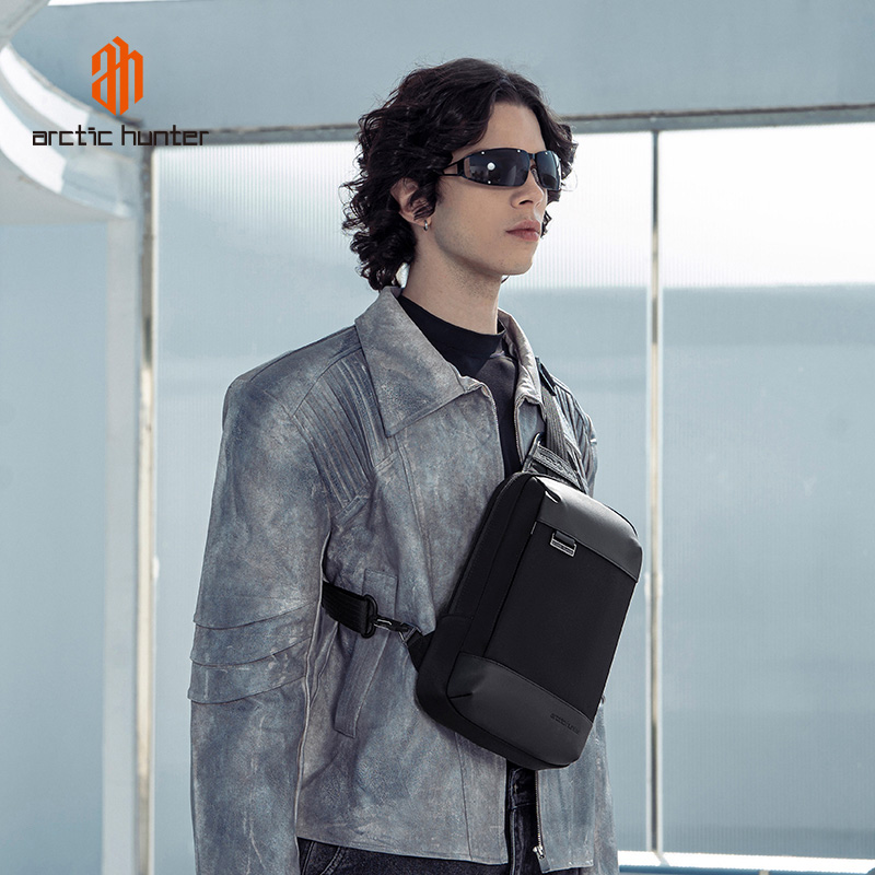 XB00829-BK-1 ARCTIC HUNTER τσάντα Crossbody XB00829, 3L, μαύρη - Image 1