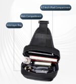 ARCTIC HUNTER τσάντα Crossbody XB00829, 3L, μαύρη - Image 2