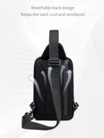 ARCTIC HUNTER τσάντα Crossbody XB00829, 3L, μαύρη - Image 4