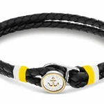 Ανδρικό βραχιόλι Tommy Hilfiger 2790695 από Δέρμα - Μαύρο
