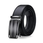 Ανδρική Ζώνη Δερμάτινη William Polo P24PD μαύρο - 1-15cm