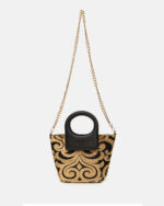 SORENA HANDMADE CASSANDRA MINI STATEMENT TOP-HANDLE BAG SBSS-0081-M002 - Image 3