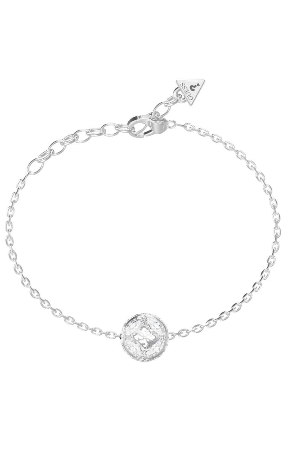 GUESS-STEEL-4G-SUPREME-JUBB06397JWRHL-Βραχιόλι-Ασημένιο-Με-Σχέδιο-Με-Πέτρα GUESS STEEL 4G SUPREME JUBB06397JWRHL Βραχιόλι Ασημένιο Με Σχέδιο Με Πέτρα - Image 1