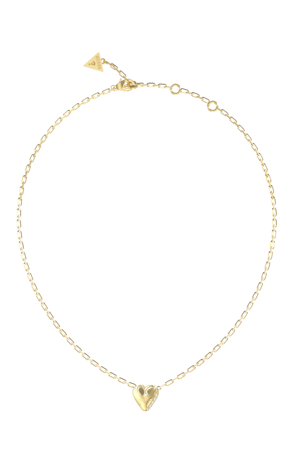 GUESS-STEEL-BY-YOUR-SIDE-JUBN06087JWYGT-U-Κολιέ-Χρυσό-Με-Καρδιά GUESS STEEL BY YOUR SIDE JUBN06087JWYGT/U Κολιέ Χρυσό Με Καρδιά - Image 1
