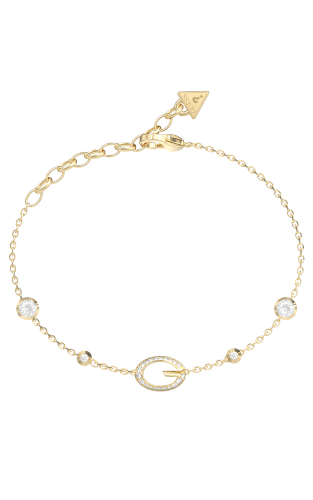 GUESS-STEEL-G-CAMDEN-JUBB06337JWYGL-Βραχιόλι-Χρυσό-Με-Λογότυπο-Και-Πέτρες GUESS STEEL G CAMDEN JUBB06337JWYGL Βραχιόλι Χρυσό Με Λογότυπο Και Πέτρες - Image 1
