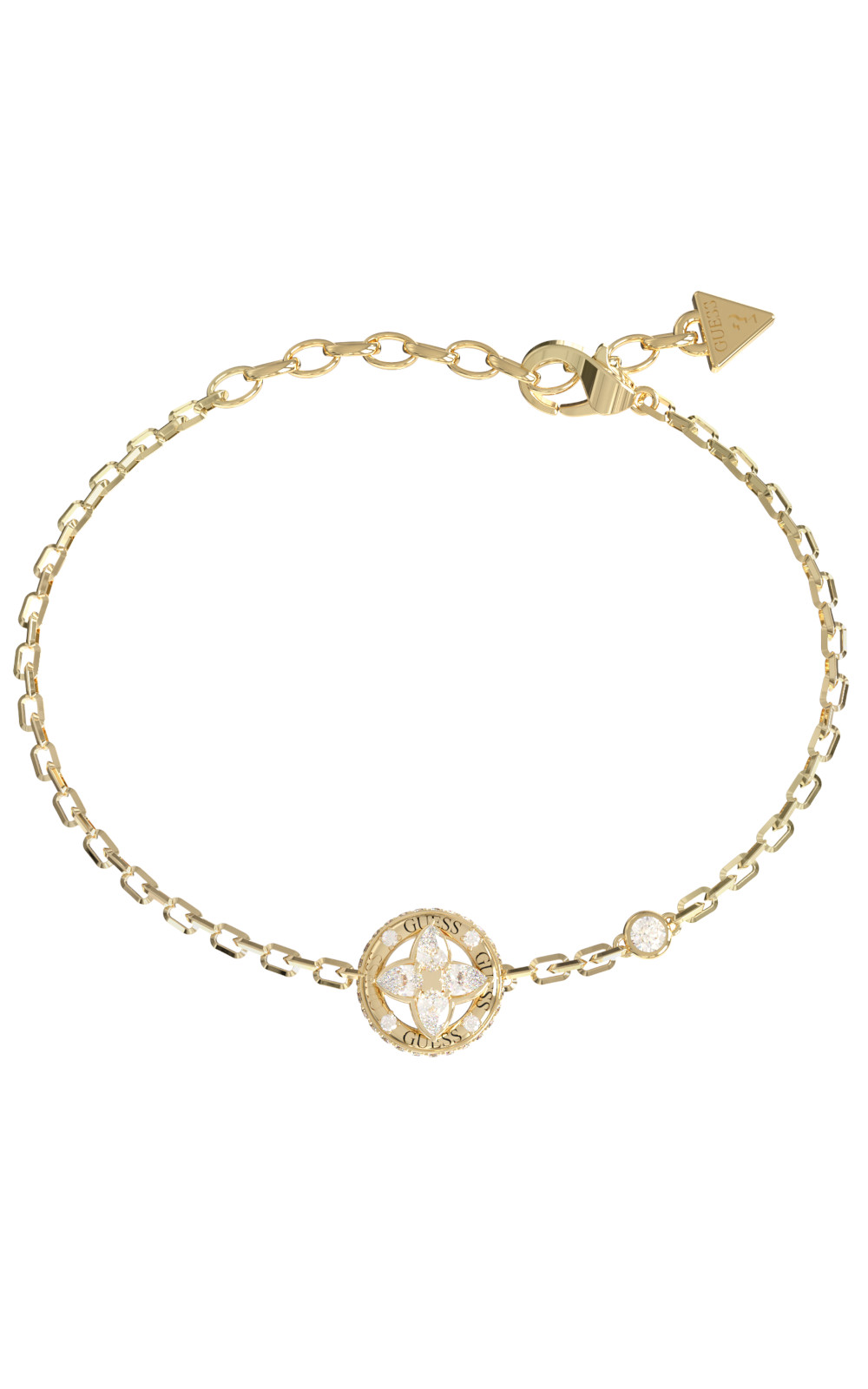 GUESS-STEEL-SPINNING-BLOOM-JUBB06462JWYGL-Βραχιόλι-Χρυσό-Με-Σχέδιο-Με-Πέτρες GUESS STEEL SPINNING BLOOM JUBB06462JWYGL Βραχιόλι Χρυσό Με Σχέδιο Με Πέτρες - Image 1