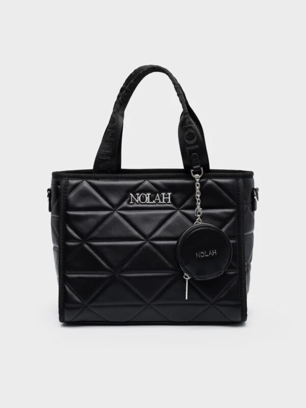 Ryder-Medium-Black-Silver-1-600x800 Nolah γυναικεία τσάντα ώμου/χιαστί RYDER MEDIUM BLACK SILVER - Image 1