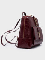 Nolah γυναικεία τσάντα πλάτης SILVA BURGUNDY - Image 2