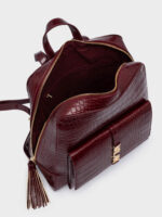 Nolah γυναικεία τσάντα πλάτης SILVA BURGUNDY - Image 3