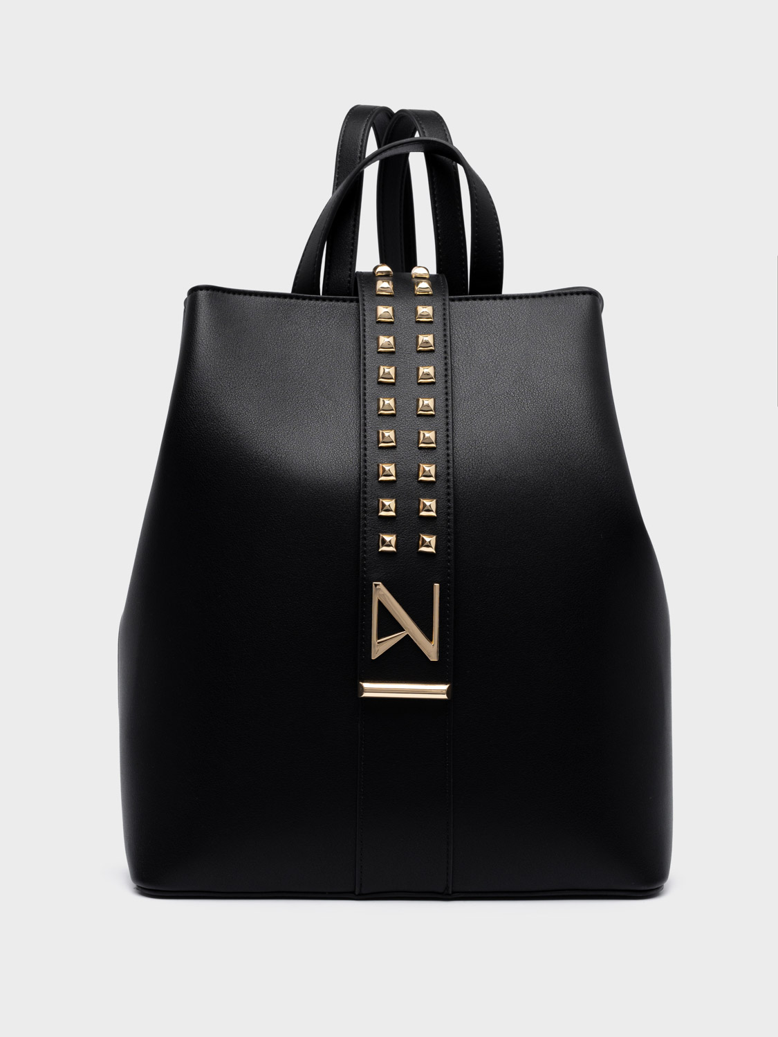 Studsole-Black-1 Nolah γυναικεία τσάντα πλάτης STUDSOLE BLACK - Image 1