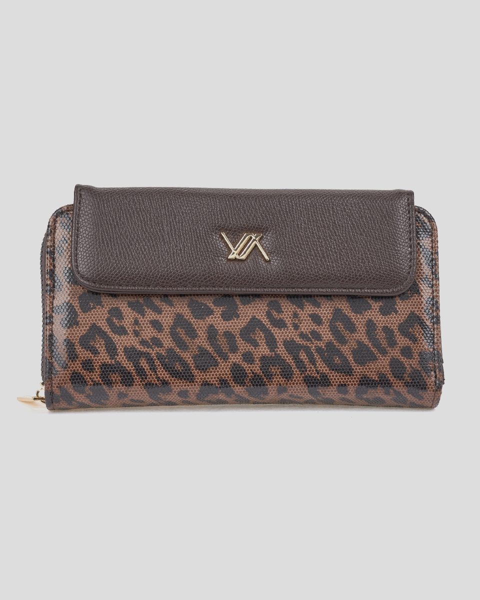 asset Verde Γυναικείο Πορτοφόλι 18-0001637 Animal Print - Image 1